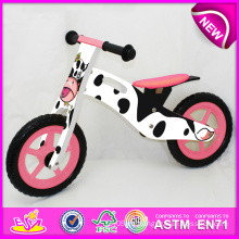 Juguete de madera lindo de la bicicleta del diseño 2014 para los niños, juguete de madera barato de la bici para los niños, bicicleta de madera del balance de la venta caliente para la fábrica W16c077 del bebé